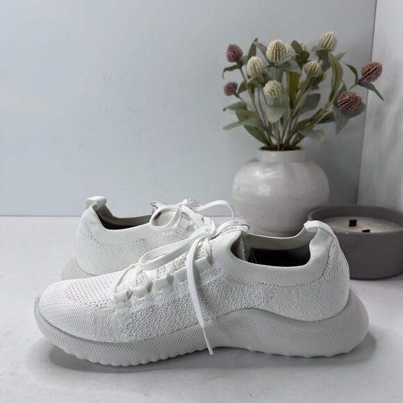 Aetrex Carly Knit Arch Support Sneaker White AS110W Women 8.5 Lightweight - Picture 7 of 9